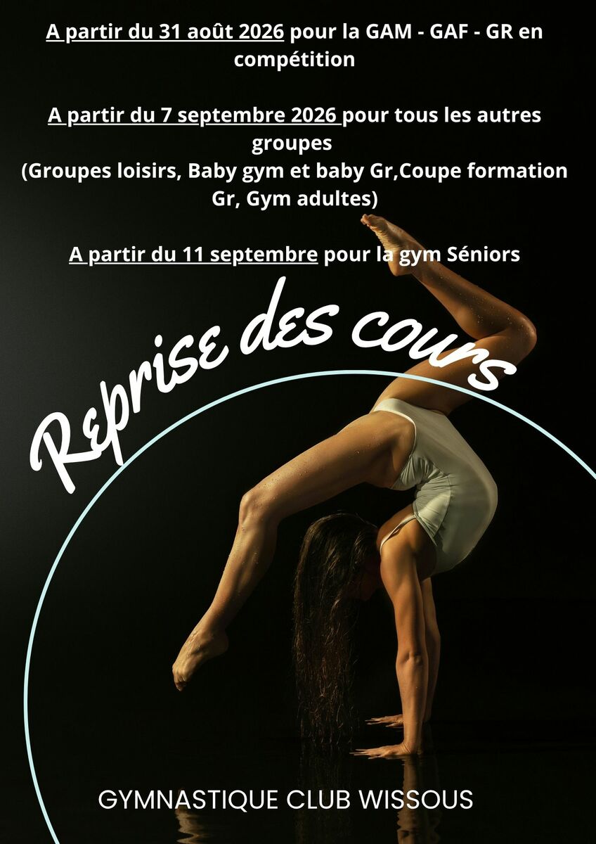 !! REPRISE DES COURS !!