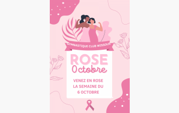 Octobre ROSE - Semaine du 6 octobre